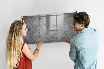 Beschreibbare Magnettafel für die Küche im Industrie-Design