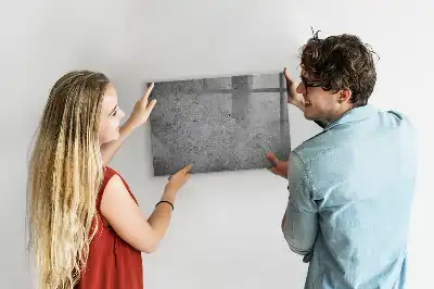 Beschreibbare Magnettafel für die Küche im Industrie-Design