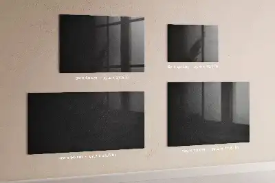 Beschreibbare Magnettafel für die Küche im Design Dunkler Fels