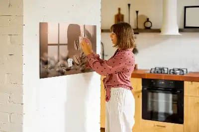Kaffeebohnen beschreibbare Magnettafel