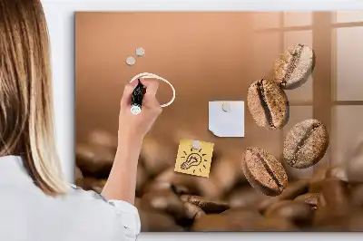 Kaffeebohnen beschreibbare Magnettafel