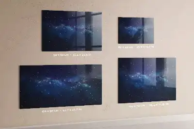 Beschreibbare Magnettafel für die Küche Motiv dunkler Himmel mit Sternen