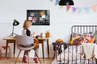 Stundenplan beschreibbare Magnettafel