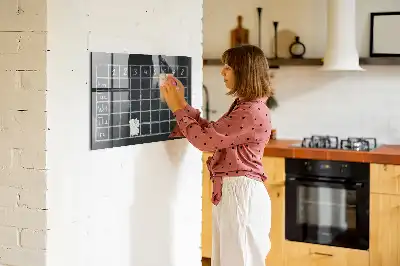 Stundenplan beschreibbare Magnettafel