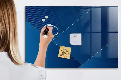 Magnettafel beschreibbar in dekorativer Abstraktionsoptik