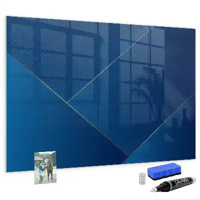 Magnettafel beschreibbar in dekorativer Abstraktionsoptik