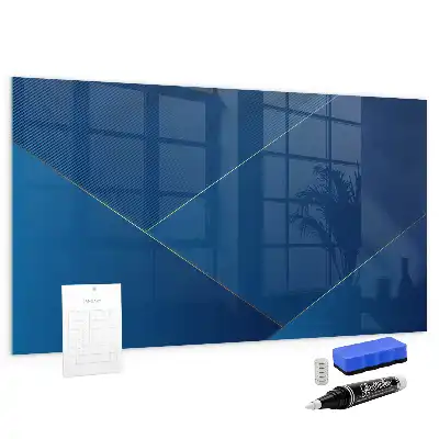 Magnettafel beschreibbar in dekorativer Abstraktionsoptik