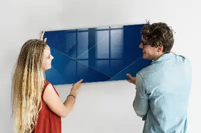 Magnettafel beschreibbar in dekorativer Abstraktionsoptik