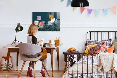 Beschreibbare Magnettafel für die Küche Motiv Bergeskizze