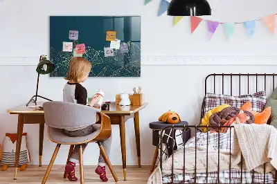 Beschreibbare Magnettafel für die Küche Motiv Bergeskizze