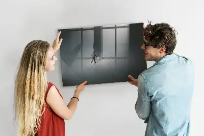 Beschreibbare Magnettafel für die Küche Wanderer in der Dunkelheit