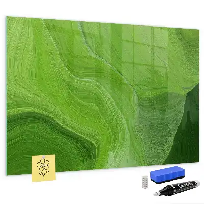 Magnettafel beschreibbar im Design Moderne Wellen