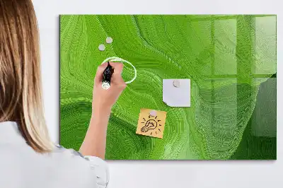 Magnettafel beschreibbar im Design Moderne Wellen