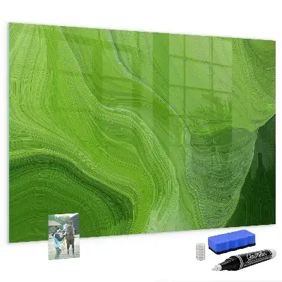 Magnettafel beschreibbar im Design Moderne Wellen