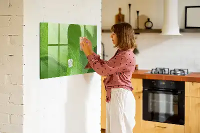 Magnettafel beschreibbar im Design Moderne Wellen
