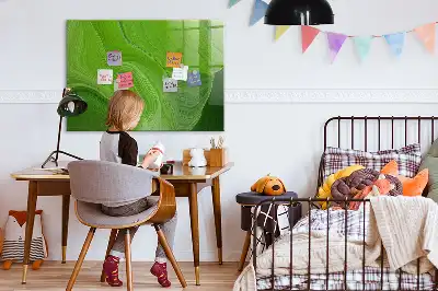 Magnettafel beschreibbar im Design Moderne Wellen