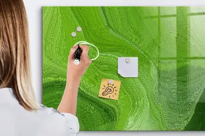 Magnettafel beschreibbar im Design Moderne Wellen