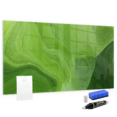 Magnettafel beschreibbar im Design Moderne Wellen