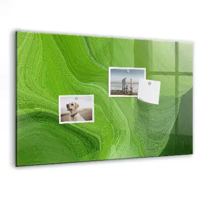 Magnettafel beschreibbar im Design Moderne Wellen