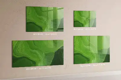 Magnettafel beschreibbar im Design Moderne Wellen