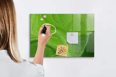 Magnettafel beschreibbar im Design Moderne Wellen