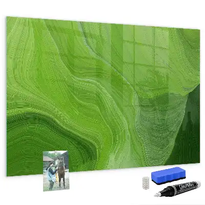 Magnettafel beschreibbar im Design Moderne Wellen