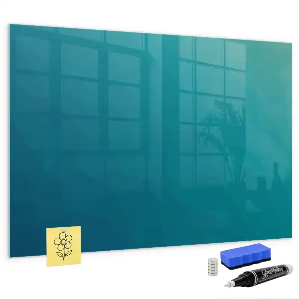 Magnettafel Meeresabstraktion beschreibbar