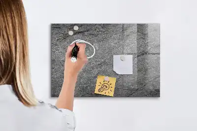 Beschreibbare Magnettafel für die Küche aus Vulkangestein