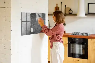 Beschreibbare Magnettafel für die Küche aus Vulkangestein