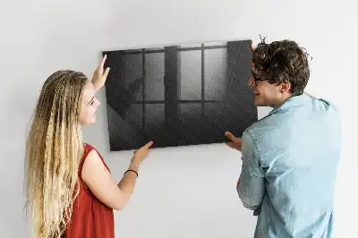 Beschreibbare Magnettafel für die Küche Motiv dunkle Abstraktion