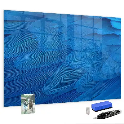 Magnettafel Vogelfeder beschreibbar