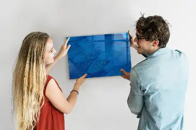 Magnettafel Vogelfeder beschreibbar