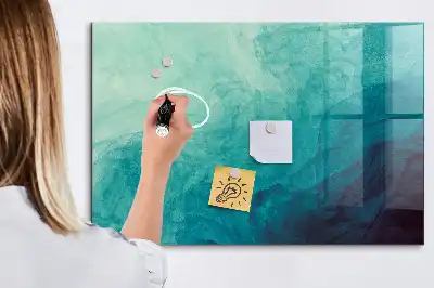 Beschreibbare Magnettafel für die Küche Motiv Tiefenabstraktion