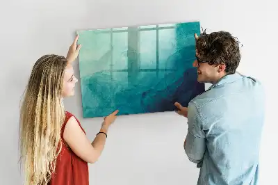 Beschreibbare Magnettafel für die Küche Motiv Tiefenabstraktion