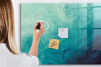 Beschreibbare Magnettafel für die Küche Motiv Tiefenabstraktion
