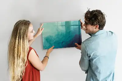 Beschreibbare Magnettafel für die Küche Motiv Tiefenabstraktion