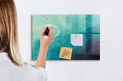 Beschreibbare Magnettafel für die Küche Motiv Tiefenabstraktion