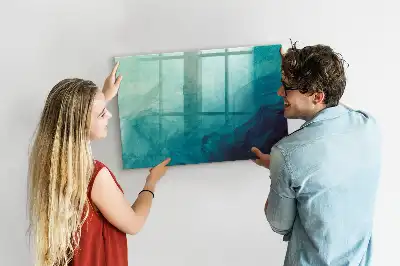 Beschreibbare Magnettafel für die Küche Motiv Tiefenabstraktion