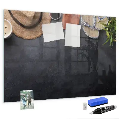 Magnettafel beschreibbar mit Urlaubsmotiv