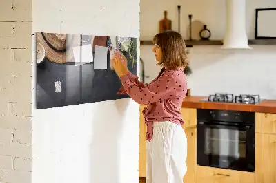 Magnettafel beschreibbar mit Urlaubsmotiv