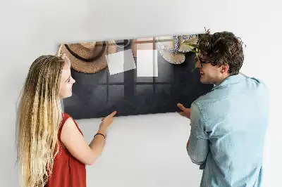 Magnettafel beschreibbar mit Urlaubsmotiv