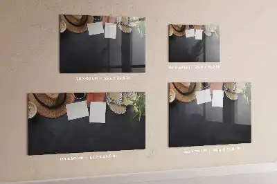 Magnettafel beschreibbar mit Urlaubsmotiv
