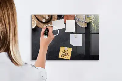Magnettafel beschreibbar mit Urlaubsmotiv