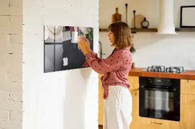 Magnettafel beschreibbar mit Urlaubsmotiv