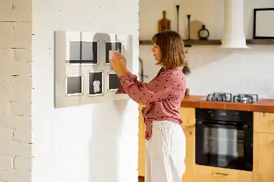 Beschreibbare Magnettafel für die Küche im Retro-Rahmen