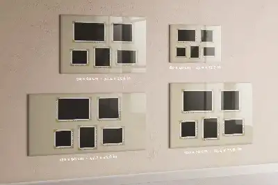 Beschreibbare Magnettafel für die Küche im Retro-Rahmen