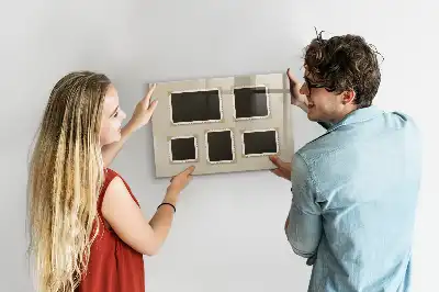 Beschreibbare Magnettafel für die Küche im Retro-Rahmen
