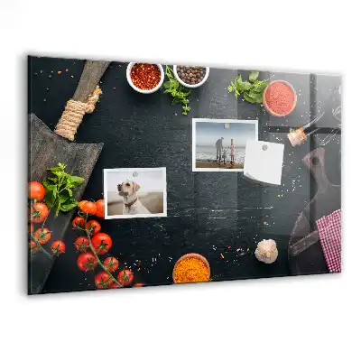 Beschreibbare Magnettafel für die Küche praktisches Küchenzubehör