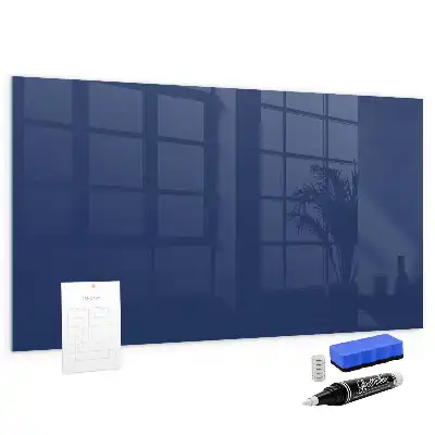 Magnettafel beschreibbar in Blau