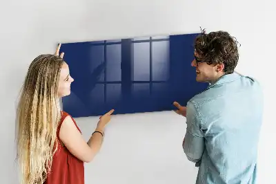 Magnettafel beschreibbar in Blau